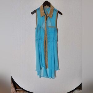 S.Y.L.K. Sleeveless swim cover-up‎